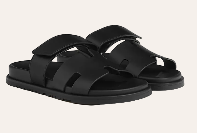 Hermès Chypre Sandal — Noir