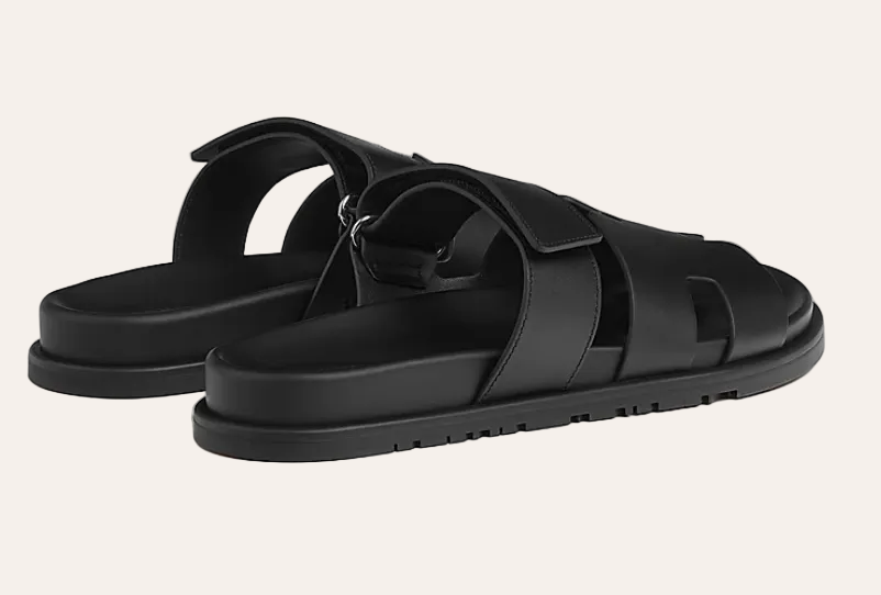 Hermès Chypre Sandal — Noir