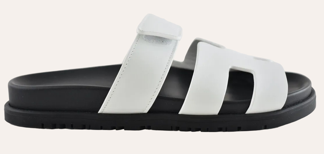 Hermès Chypre Sandal — Blanc