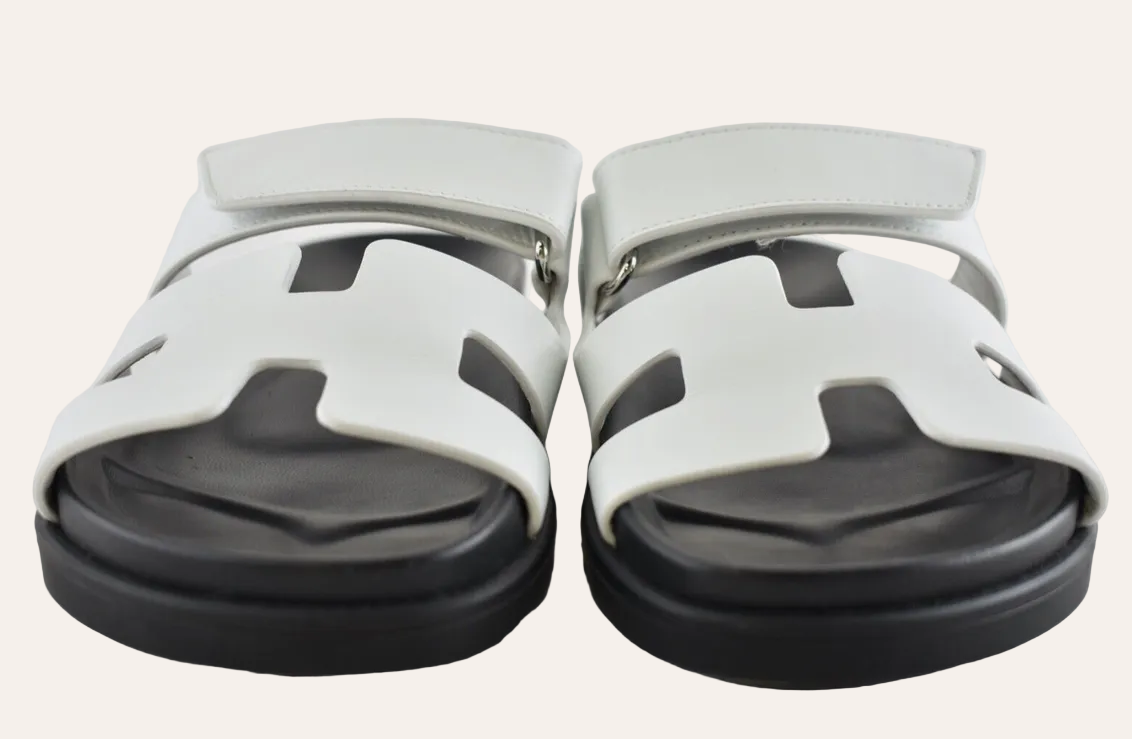 Hermès Chypre Sandal — Blanc
