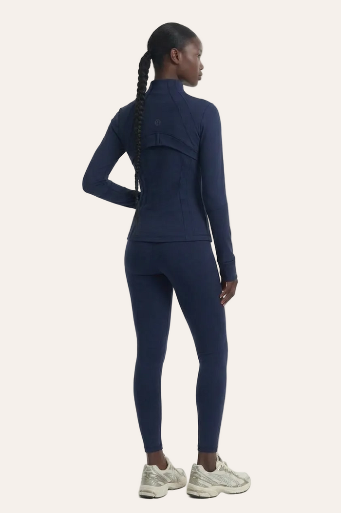 Ensemble sport zippé – Bleu marine
